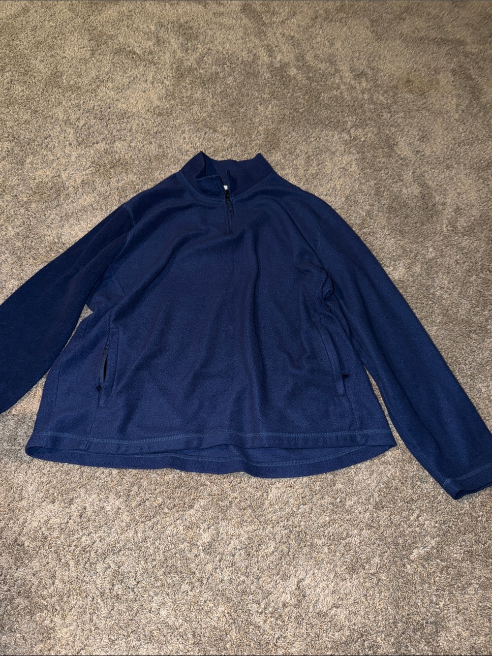 Saddlebred Navy Quarter-Zip Pullover Sweater